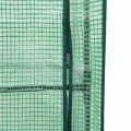 Hochbeet mit Gewächshaus-Aufsatz in Rattan-Optik, 80x40x138 cm, Stabiler Eisenrahmen für Pflanzen, Gemüse und Kräuter, ideal für Garten und Balkon - Thumbnail 8