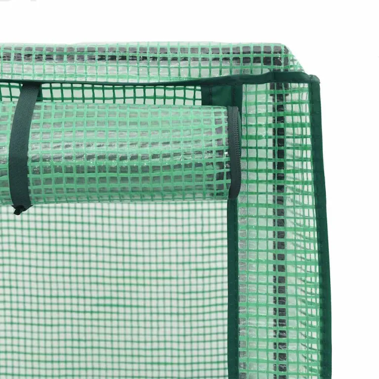 Hochbeet mit Gewächshaus-Aufsatz in Rattan-Optik, 120x40x138 cm, Stabiler Rahmen für Garten, Balkon und Terrasse, schützt Pflanzen effektiv – Bild 7
