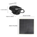Fockety Solarpanel-Heizung, Tragbare Outdoor-Hühnerstall-Heizung, Wiederaufladbare, Schnell Aufheizende Solarheizung mit Praktischem Batterie-Set für Auto, Gewächshaus - Thumbnail 5