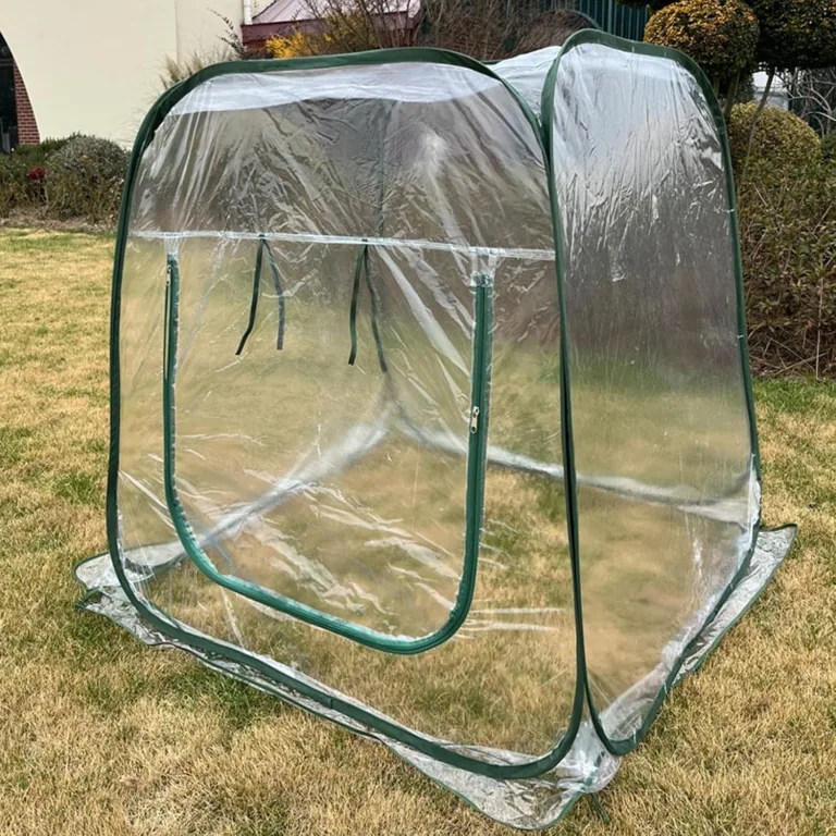Gewächshäuser Für Den Außenbereich | Klappbares Tomatenhaus Mit Klarer PVC Abdeckung | Pflanzenzelt,Für Die Gartenarbeit Bei Kälte Und Zum Schutz Vor Frost Auf Dem Balkon Der Terrasse Sowie Im – Bild 5