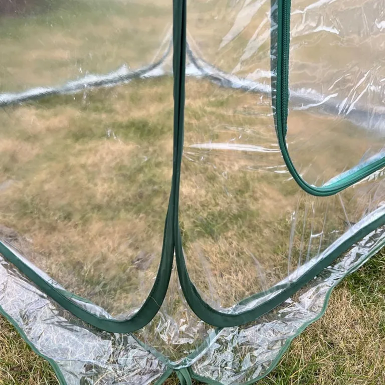 Garten Gewächshaus | Klappbares Tomatenhaus Mit Klarer PVC Abdeckung,Gewächshaus für den Außenbereich | Für Gartenarbeit ntopf Hinterhof Kälte Frost Gefrieren Terrasse – Bild 7
