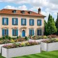Pflanzkübel 2er-Set 180 x 90 x 40 cm verzinktes Hochbeet für den Außenbereich, Metall-Hochbeet für Gemüse, Stahl-Hochbeete für den Garten, oberirdisches Gartenbeet für Blumen-Rechteck - Thumbnail 6