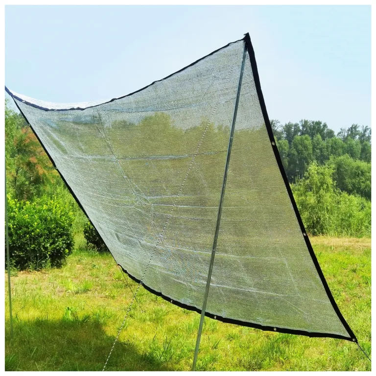 Premium UV-beständiges Sonnensegel, 3 x 4 m, 4 x 5 m, 4 x 6 m, Aluminium-Mesh-Baldachin für Gewächshäuser, Auto, Gara, Huhn und Hund – Bild 4