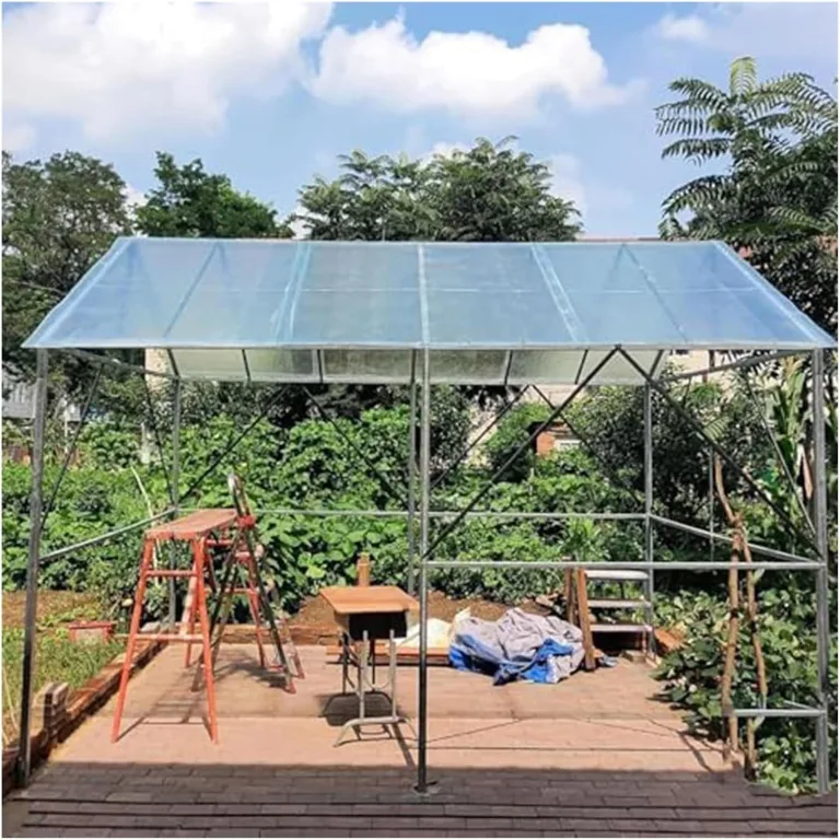Polycarbonat-Platten für Wärmedämmung, Kunststoff-Dachbahnen, Garage, Lichtschächte, landwirtschaftliche Bepflanzung (1,2 x 1,2 x 3 m), langlebig, wetterfest, einfache Installation – Bild 6