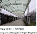 Polycarbonat-Platten für Wärmedämmung, Kunststoff-Dachbahnen, Garage, Lichtschächte, landwirtschaftliche Bepflanzung (1,2 x 1,2 x 3 m), langlebig, wetterfest, einfache Installation - Thumbnail 3