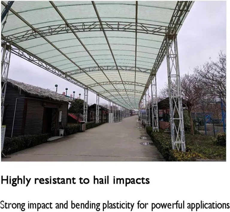 Polycarbonat-Platten für Wärmedämmung, Kunststoff-Dachbahnen für Garage, Schuppen, Dachfenster, Gewächshäuser, landwirtschaftliche Plantagen (1,2 x 4 m) – Bild 3