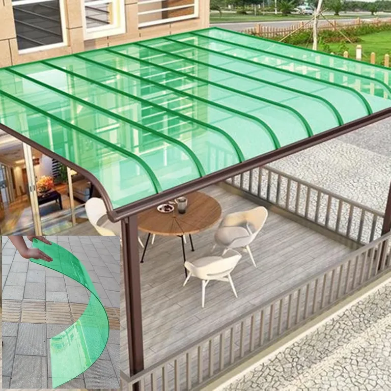 Polycarbonatplatten Gewächshaus Platten 2MM wasserdichte Und Uv-Beständige Kunststoff-Tageslichtplatten, Ersatzplatten for Gewächshaus Vordächer Garten Pergolen(Clear,0.8x2m/2.62x6.6ft) – Bild 9