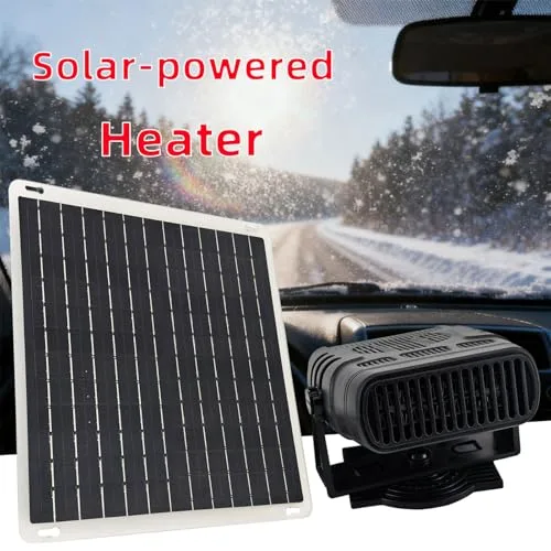 Denash Tragbare Solarpanel-Heizung, Effiziente Solarenergieumwandlung mit Wiederaufladbarem Akku, Zum Auftauen von Autos, Zum Heizen von Haustierhäusern, Lieferung ohne Batterien – Bild 3