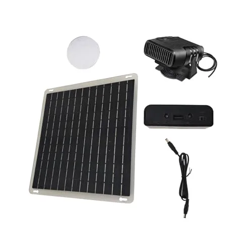 Denash Tragbare Solarpanel-Heizung, Effiziente Solarenergieumwandlung mit Wiederaufladbarem Akku, Zum Auftauen von Autos, Zum Heizen von Haustierhäusern, Lieferung ohne Batterien – Bild 6