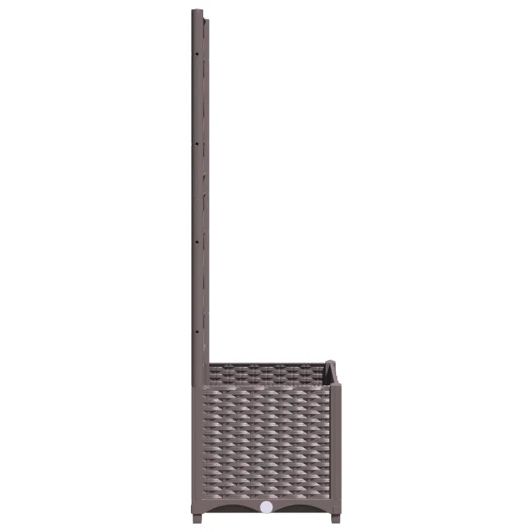WGYHOME Pflanzkübel mit Rankgitter Braun 40x40x136 cm PP Hochbeet für Gemüse extra groß Gemüsebeet Pflanzkübel Frühbeet Gartenbeet Pflanzkübel Blumenkasten für Garten Balkon und Terrasse – Bild 4