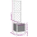 WGYHOME Pflanzkübel mit Rankgitter Braun 40x40x136 cm PP Hochbeet für Gemüse extra groß Gemüsebeet Pflanzkübel Frühbeet Gartenbeet Pflanzkübel Blumenkasten für Garten Balkon und Terrasse - Thumbnail 6