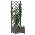WGYHOME Pflanzkübel mit Rankgitter Braun 40x40x136 cm PP Hochbeet für Gemüse extra groß Gemüsebeet Pflanzkübel Frühbeet Gartenbeet Pflanzkübel Blumenkasten für Garten Balkon und Terrasse - Thumbnail 9
