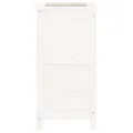 WGYHOME Pflanzkübel Weiß 40x40x78 cm Massivholz Kiefer Hochbeet für Gemüse extra groß Gemüsebeet Pflanzkübel Frühbeet Gartenbeet Pflanzkübel Blumenkasten für Garten Balkon und Terrasse - Thumbnail 2