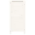 WGYHOME Pflanzkübel Weiß 40x40x78 cm Massivholz Kiefer Hochbeet für Gemüse extra groß Gemüsebeet Pflanzkübel Frühbeet Gartenbeet Pflanzkübel Blumenkasten für Garten Balkon und Terrasse - Thumbnail 3