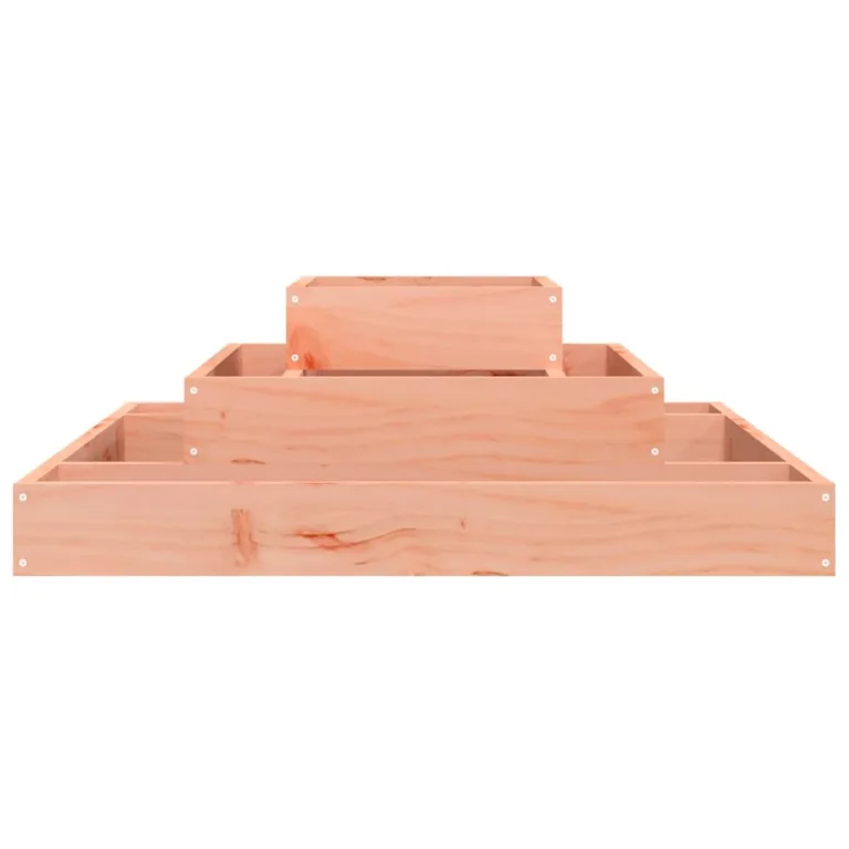 WGYHOME Pflanzkübel 80x80x27 cm Massivholz Douglasie Hochbeet für Gemüse extra groß Gemüsebeet Pflanzkübel Frühbeet Gartenbeet Pflanzkübel Blumenkasten für Garten Balkon und Terrasse – Bild 5