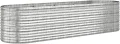 WGYHOME Hochbeet Verzinkter Stahl 152x80x68 cm Silbern Hochbeet für Gemüse extra groß Gemüsebeet Pflanzkübel Frühbeet Gartenbeet Pflanzkübel Blumenkasten für Garten Balkon und Terrasse - Thumbnail 9