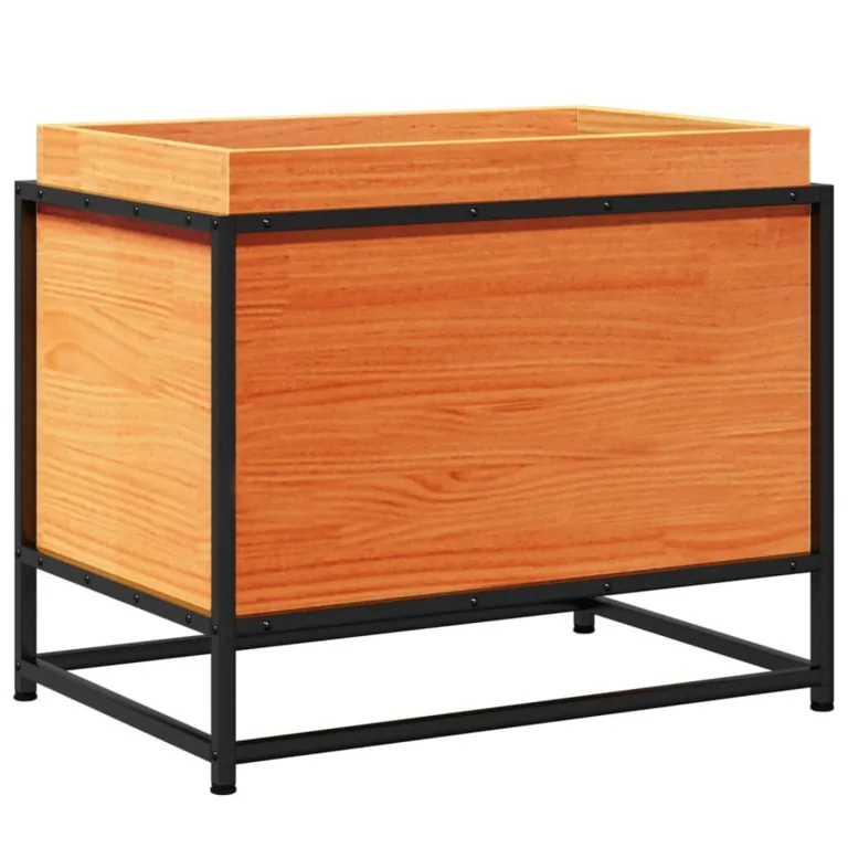 WGYHOME Pflanzkübel Wachsbraun 60x40x50 cm Massivholz Kiefer Hochbeet für Gemüse extra groß Gemüsebeet Pflanzkübel Frühbeet Gartenbeet Pflanzkübel Blumenkasten für Garten Balkon und Terrasse – Bild 5