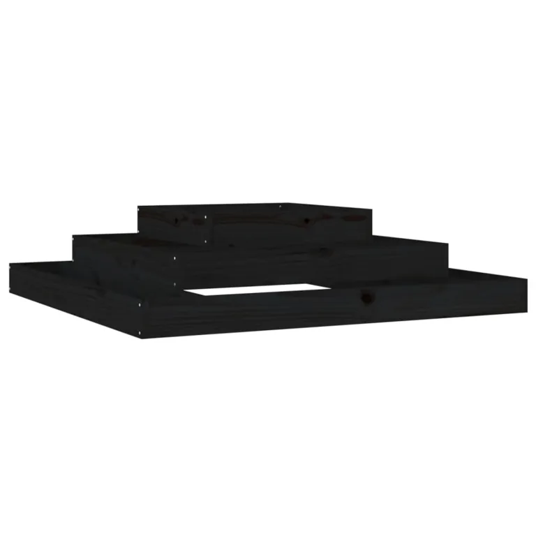 WGYHOME Pflanzkübel Weiß 80x80x27 cm Massivholz Kiefer Hochbeet für Gemüse extra groß Gemüsebeet Pflanzkübel Frühbeet Gartenbeet Pflanzkübel Blumenkasten für Garten Balkon und Terrasse – Bild 8