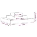 WGYHOME Pflanzkübel Weiß 80x80x27 cm Massivholz Kiefer Hochbeet für Gemüse extra groß Gemüsebeet Pflanzkübel Frühbeet Gartenbeet Pflanzkübel Blumenkasten für Garten Balkon und Terrasse - Thumbnail 7