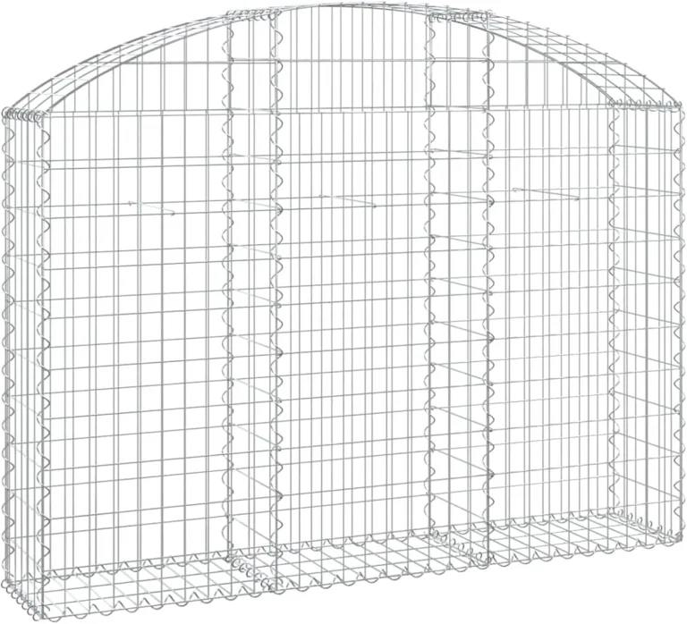 WGYHOME Gabione mit Hochbogen 150x50x80/100 cm Verzinktes Eisen Hochbeet für Gemüse extra groß Gemüsebeet Pflanzkübel Frühbeet Gartenbeet Pflanzkübel Blumenkasten für Garten Balkon und Terrasse – Bild 9