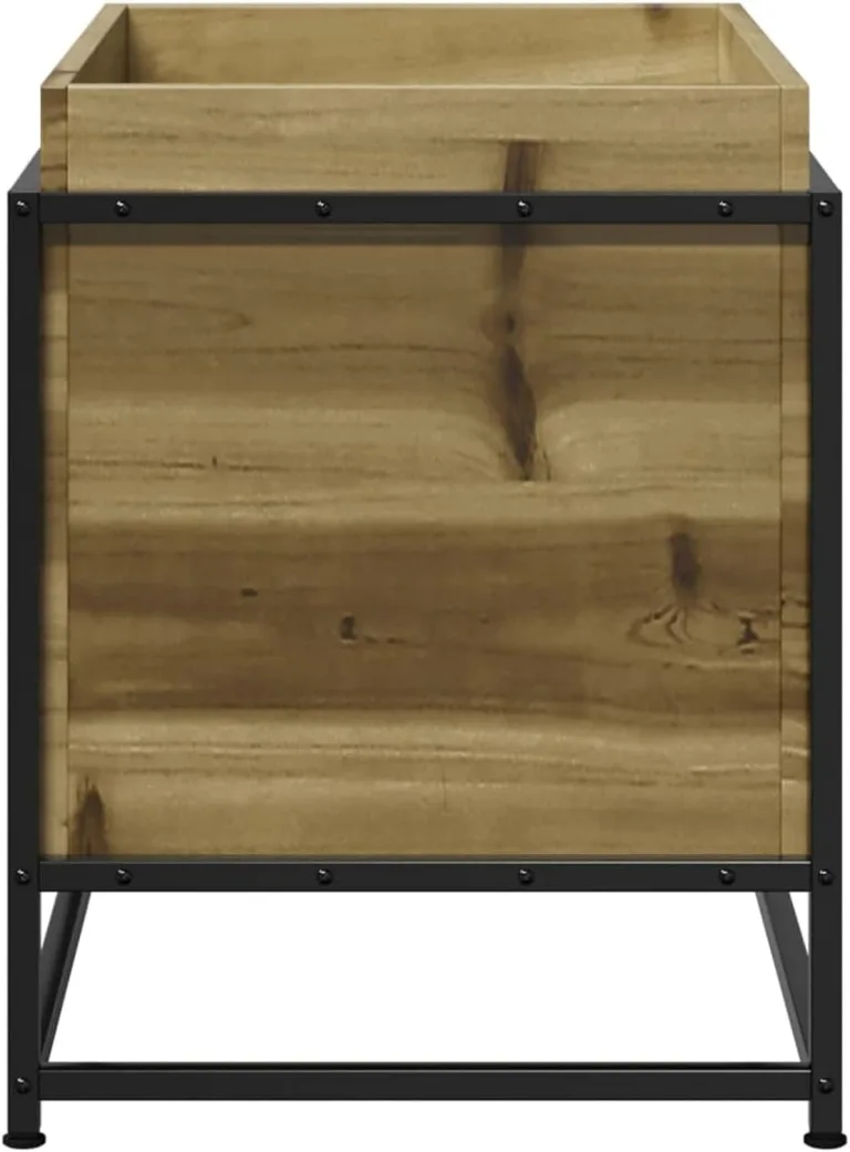 WGYHOME Pflanzkübel 60x40x50 cm Kiefernholz Imprägniert Hochbeet für Gemüse extra groß Gemüsebeet Pflanzkübel Frühbeet Gartenbeet Pflanzkübel Blumenkasten für Garten Balkon und Terrasse – Bild 4
