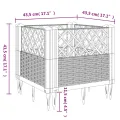 WGYHOME Pflanzkasten mit Erdspießen Blaugrau 43,5x43,5x43,5 cm PP Hochbeet für Gemüse extra groß Gemüsebeet Pflanzkübel Frühbeet Gartenbeet Pflanzkübel Blumenkasten für Garten Balkon und Terrasse - Thumbnail 6