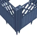 WGYHOME Pflanzkasten mit Erdspießen Blaugrau 43,5x43,5x43,5 cm PP Hochbeet für Gemüse extra groß Gemüsebeet Pflanzkübel Frühbeet Gartenbeet Pflanzkübel Blumenkasten für Garten Balkon und Terrasse - Thumbnail 7