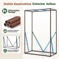 Sekey Gewächshaus Klein mit 2 Abdeckungen 150x100x50 cm, Tomatengewächshaus Foliengewächshaus Tomaten Gewächshaus Balkon, Winterfest & Montagefreundlich, inkl. extra Insektennetz für den Sommer - Thumbnail 2