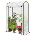 Sekey Gewächshaus Klein mit 2 Abdeckungen 150x100x50 cm, Tomatengewächshaus Foliengewächshaus Tomaten Gewächshaus Balkon, Winterfest & Montagefreundlich, inkl. extra Insektennetz für den Sommer - Thumbnail 8