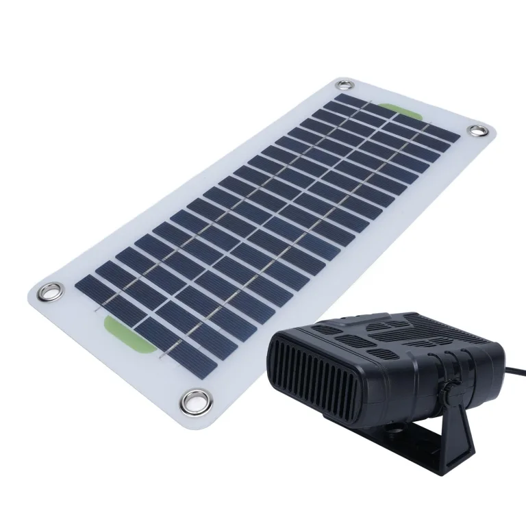 Cocoarm Solarpanel-Heizung Für Den Außenbereich, Solarbetriebene Gewächshausheizung 40W, Solar Hear for Greenuse – Bild 3