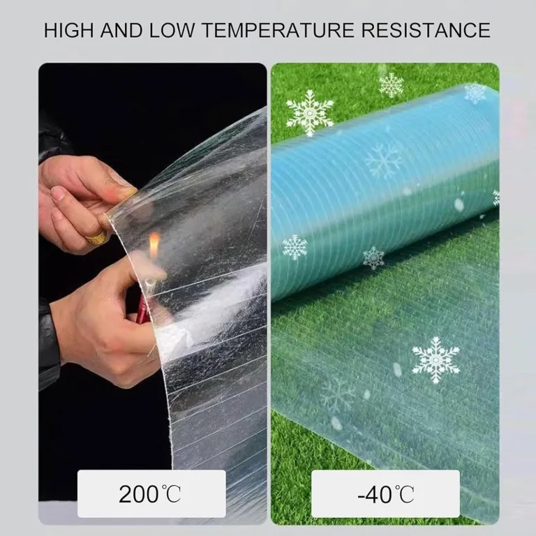 0.8mm Polycarbonatplatten Dachplatten Kunststoff Wetterfest Gewächshausplatten für Dächer, Wintergärten, Gewächshäuser, Schuppen und Markisen(1x15m) – Bild 4