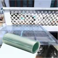 0.8mm Polycarbonatplatten Dachplatten Kunststoff Wetterfest Gewächshausplatten für Dächer, Wintergärten, Gewächshäuser, Schuppen und Markisen(1x4m) - Thumbnail 1