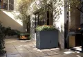 Plats Outdoor Solution® Hochbeet mit Unterschrank aus Metall, Grau, 107x57x85cm, mit Drainagesystem und Schneckenkante, anthrazit, pulverbeschichtet - Thumbnail 2