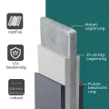 Hochbeet Pflanzbeet | Kräuter- und Gemüsebeet Metall verzinkt | 850 Liter Volumen 150 x 75 x 77 cm (B x T x H) Anthrazit rechteckig - Thumbnail 8