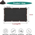 Gewächshaus-Schattenstoff für den Außenbereich, 4,9 x 6,3 m, schwarze Netzplane für Garten, UV-Schutz, robustes Gewebe, ideal für Gewächshäuser und den Außenbereich - Thumbnail 10