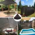 3,6 x 6,8 m Gewächshaus-Schattenstoff – Outdoor-Sonnenschutz, Stoff, schwarze Netzplane für Pflanzen, UV-Schutz, Garten, Schattenschutz, robuste Outdoor-Abdeckung - Thumbnail 7