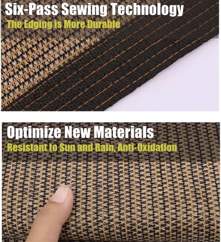 Premium UV-beständiges Schattentuch, 80 % Sonnenschutz, mit Ösen, 1,5 x 3 m, 3 x 3 m, 6 x 6 m, ideal für Gewächshäuser, Terrassen, Scheunen, Zwinger und Pergolen, Gartenschutz (3 x 15 m) – Bild 6