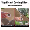 Strapazierfähiges, 80 % UV-beständiges Schattentuch mit Ösen – Sonnenschutz für Garten, Gewächshaus, Scheunen, Terrassen, Zwinger und Pergolen – erhältlich in 1,5 x 3 m, 3 x 3 m, 6 x 6 m, 1,5 x 1,8 m - Thumbnail 9
