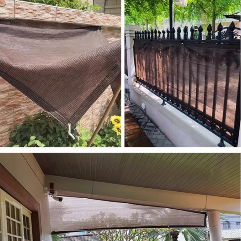 Sonnenschutzsegel mit Ösen, 80 % UV-beständig, für Garten, Gewächshaus, Scheunen, Terrassen und Pergolen, erhältlich in 1,5 x 3 m, 3 x 3 m, 6 x 6 m, 9,8 x 1,4 m – Bild 5