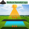 90 % Sonnenschutz, Netzplane für Gewächshaus, Terrasse, Pflanzen und Tomaten, kühlendes Schattennetz für Gartenarbeit im Freien, UV-Schutz, 2,9 x 4,8 m, Schwarz - Thumbnail 4