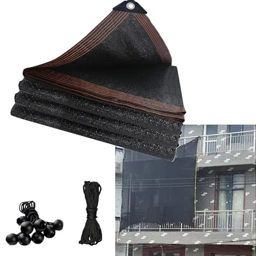 4,6 x 90 m schwarzes Sonnenschutztuch – 90 % UV-Block-Mesh-Plane für Gewächshaus, Terrasse und Pflanzenschutz – ideal für Tomaten und Kühllösungen im Freien – Bild 9
