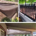 UV-beständiges Sonnenschutzsegel mit Ösen, 80 % Schattenspender für Garten, Gewächshaus, Terrasse, Zwinger, erhältlich in den Größen 1,5 x 3 m, 3 x 3 m, 6 x 6 m, 12 x 12,7 m - Thumbnail 3