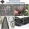 Schwarze Gartenabdeckung, UV-beständiges Netzgewebe mit verstärkten Ösen, perfekt für Gewächshauspflanzen und Blumen, 2,4 x 7,6 m, Sonnenschutznetz – Bild 2