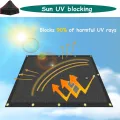 Gewächshaus-Schattentuch für den Außenbereich, 4,5 x 7,6 m, Schwarz, Netzplane für den Außenbereich, UV-beständig, ideal für Garten und Außenbereich - Thumbnail 6