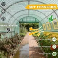 Soontrans Gewächshaus 3 x 6 m, Platz für Gestaffeltes Gärtnern & Organisieren, Groß Tunnel Foliengewächshaus mit Aufrollbaren Seitenwänden & Meshnetzfensten & Tür, Stahlgestell Bogendach - Thumbnail 4
