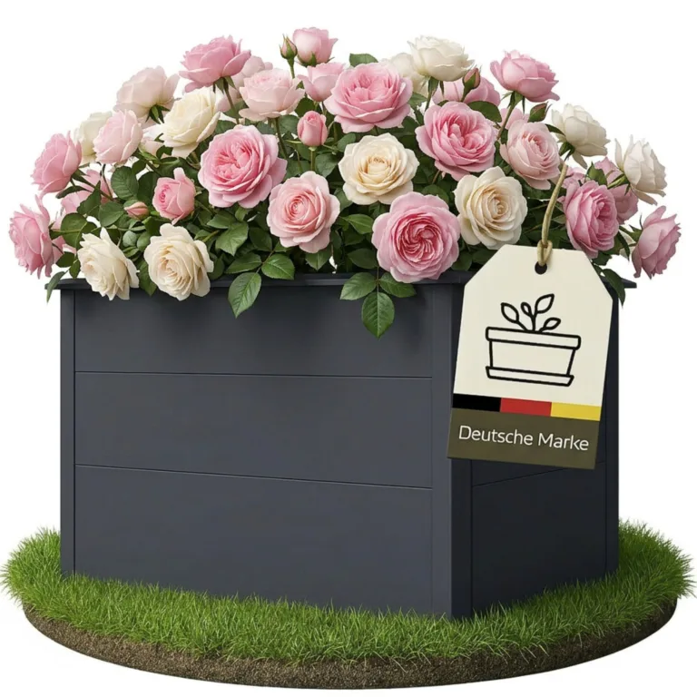 novaterra® Hochbeet Metall Anthrazit - B 100 x T 50 x H 77 cm - Premium Hochbeet aus pulverbeschichtetem Stahl, Schneckenschutz, wetterfest, ideal für Kräuterbeet, Frühbeet & Blumenkasten – Bild 1