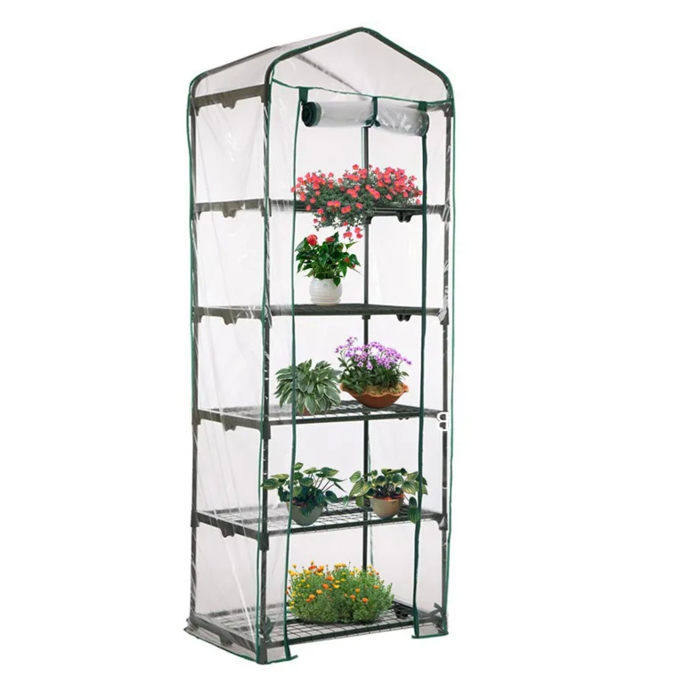 Tragbares Gewächshaus, 69x49x126cm Mini Gewächshaus Klein, Wiederverwendbares Warmhaus, Schutz vor Kälte, Hochwertiges Anzuchthaus Garten Balkon Stabil & Einfach zu Montieren – Bild 10