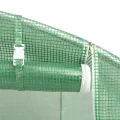 Hommdiy Gewächshaus 6,86 m² 3,43x2x2 m Treibhaus Frühbeet Tomatenhaus Folientunnel Pflanzenhaus - Thumbnail 4