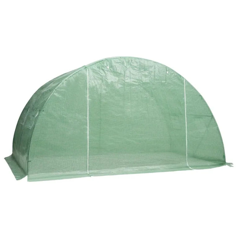 Hommdiy Gewächshaus 4 m² 2x2x2 m Treibhaus Frühbeet Tomatenhaus Folientunnel Pflanzenhaus – Bild 3