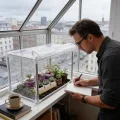 Mini Gewächshaus - Transparentes Pflanzenzelt 60 x 30 x 30 cm | tragbares Gewächshaus | Tragbare Gewächshäuser für schwere Lasten zum Anbau von Indoor-Tisch Balkon Gartenbrücke Winterterrasse Veranda - Thumbnail 2